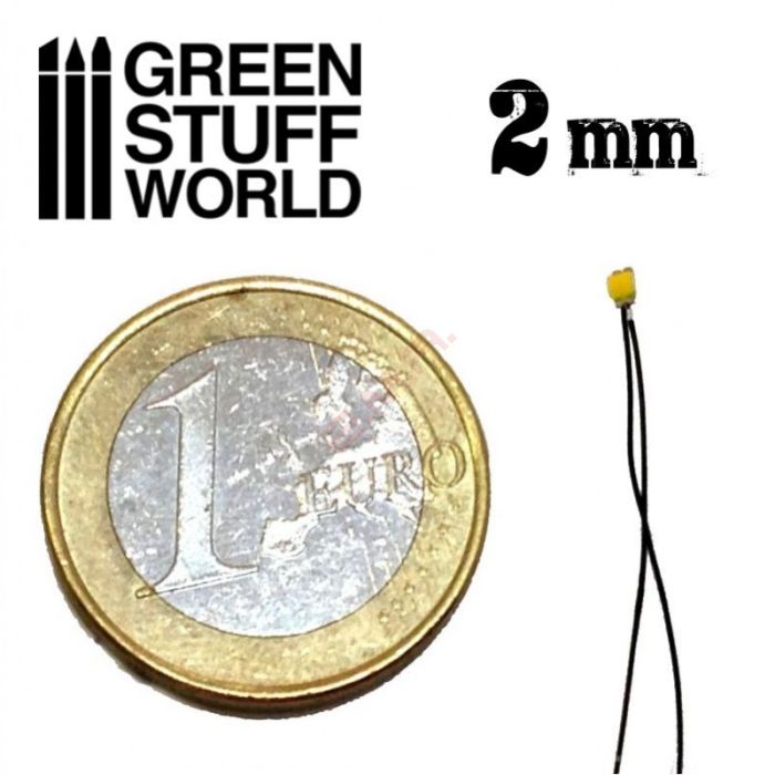 Led Warm White 2mm 10Pk 2