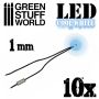 Led Cool White 1mm 10Pk 