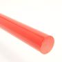 Acrylic Round Rod - 19mm Opaque Red