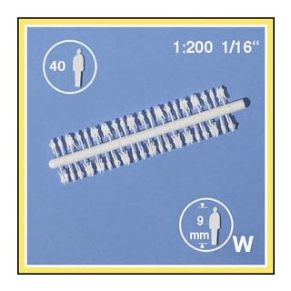 White Silhouette Figures