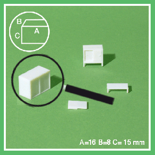 1:50 Scale - 2 Door Cabinet - Small