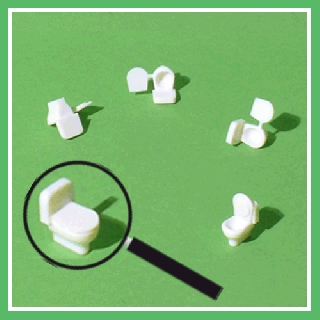 1:50 Scale - Toilet & Cistern