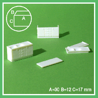 Double Sink Unit - 1:50 Scale