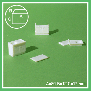 1:50 Scale - Double Sink Unit