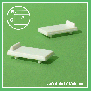 1:50 Scale - Single Bed