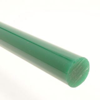 Acrylic Round Rod - 9mm Opaque Green