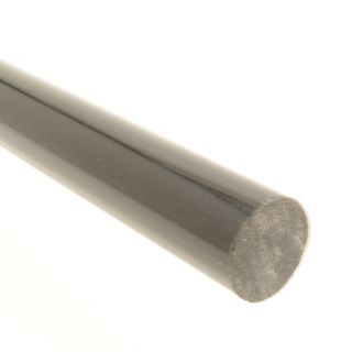 Acrylic Round Rod - 13mm Opaque Black