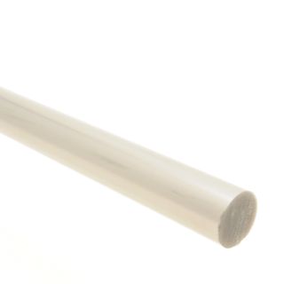 Acrylic Round Rod - 13mm Metallic Silver