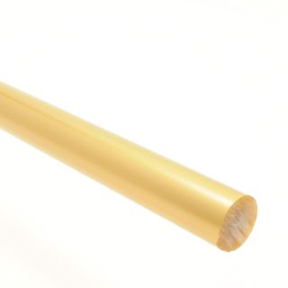 Acrylic Round Rod - 9mm Metallic Gold