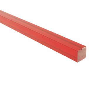 Square Rod - 6mm Transparent Red
