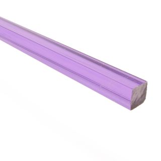 Square Rod - 6mm Transparent Purple