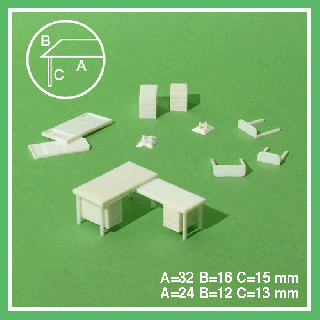 1:50 Scale - Angle Desk
