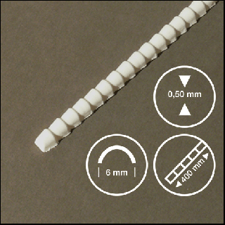 Styrene Strip of Ridge Tiles