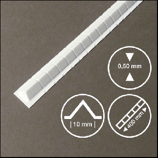 Styrene Strip of Ridge Tiles