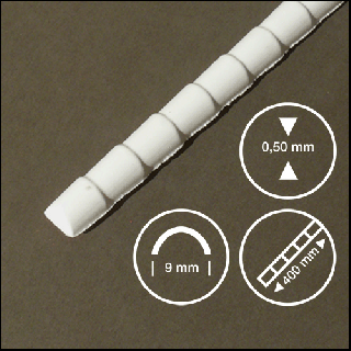 Styrene Strip of Ridge Tiles