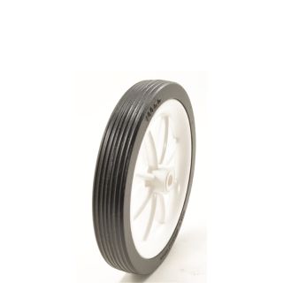 Spoked White Center Black Tyre