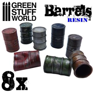 Resin Barrels-8Pk