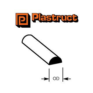 Styrene Half Round Rod