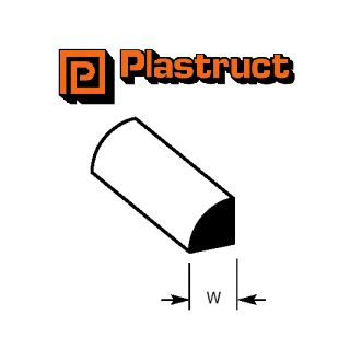 Styrene Quarter Round Rod