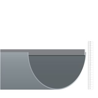 Half Vessel Tubing 304mm x 910mm