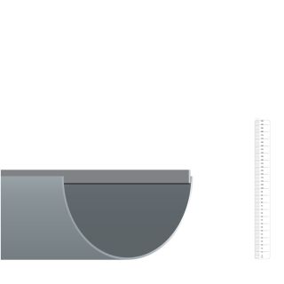 Half Vessel Tubing 235.0mm x 910mm