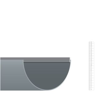 Half Vessel Tubing 248.0mm x 910mm