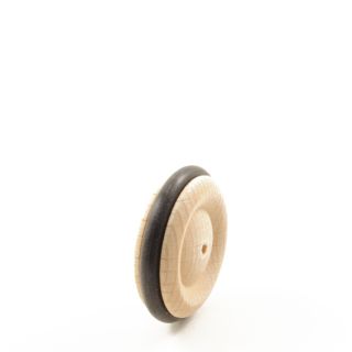 Wooden Model Wheels With Rubber Tyres